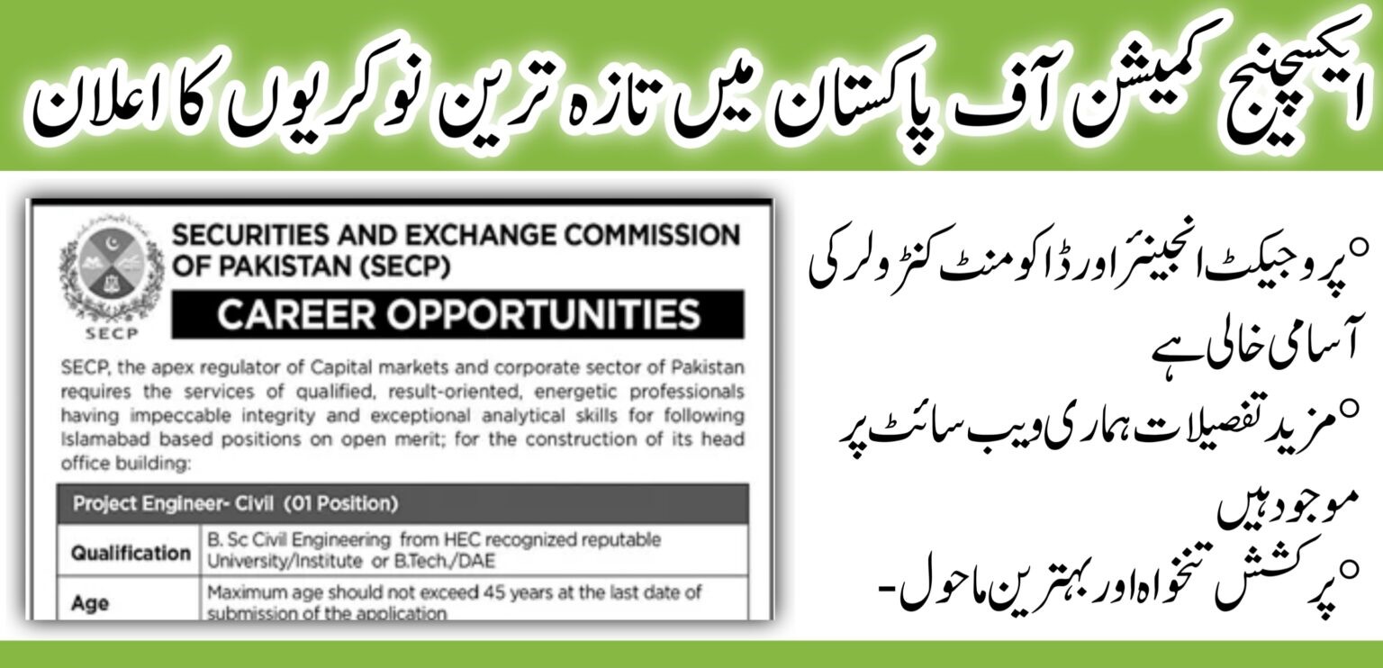 How Can I Apply for SECP Jobs 2024 on www.secp.gov.pk?